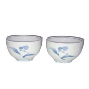 2 Noritake teacups. Japanese porcelain Saki Cups Tea Cup Hand Painted